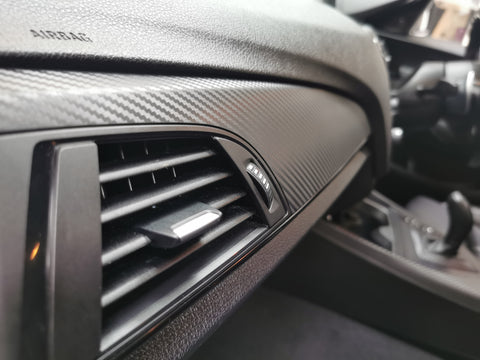 WRAPPING SERVICE - BMW F2X TRIM SET 3D CARBON / GLOSS BLACK ACCENT