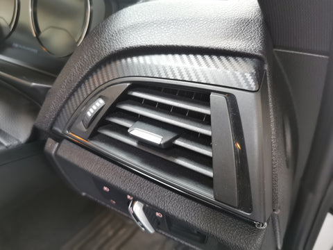 WRAPPING SERVICE - BMW F2X TRIM SET 3D CARBON / GLOSS BLACK ACCENT