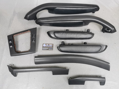 BMW E46 COUPE BLACK 4D CARBON INTERIOR TRIM SET