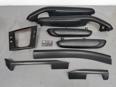 BMW E46 COUPE BLACK 4D CARBON INTERIOR TRIM SET