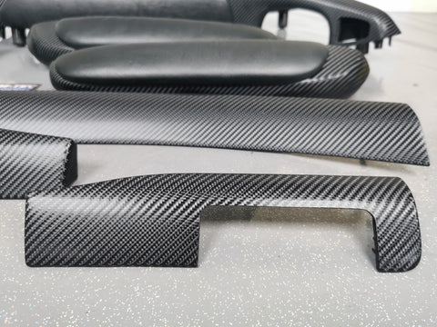 BMW E46 COUPE BLACK 4D CARBON INTERIOR TRIM SET