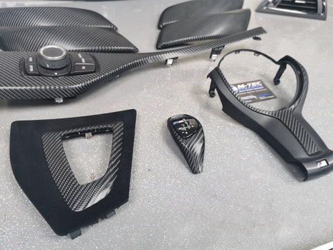 BMW F20 F21 F22 F23 LCI-2 PERFORMANCE STYLE INTERIOR TRIM SET - 4D CARBON - WRAPPING SERVICE