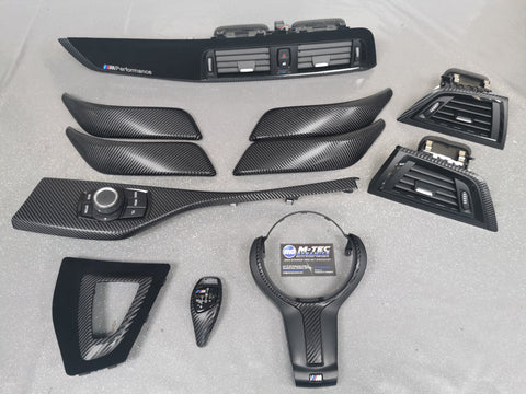 BMW F20 F21 F22 F23 LCI-2 PERFORMANCE STYLE INTERIOR TRIM SET - 4D CARBON - WRAPPING SERVICE