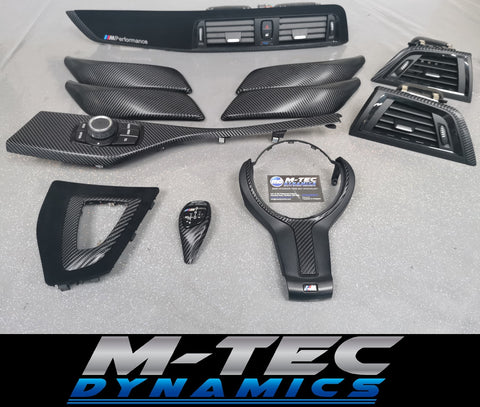 BMW F20 F21 F22 F23 LCI-2 PERFORMANCE STYLE INTERIOR TRIM SET - 4D CARBON - WRAPPING SERVICE