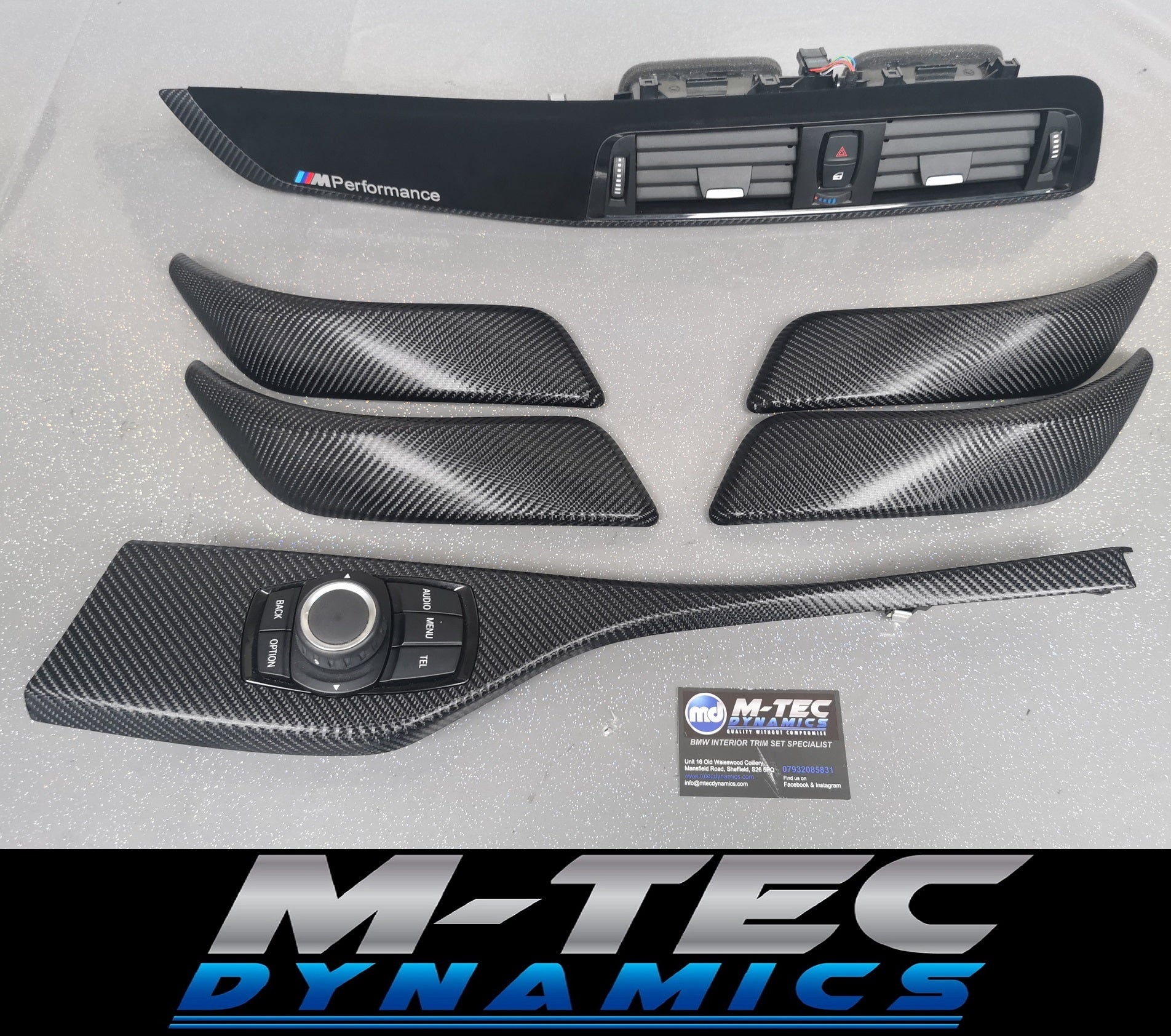 BMW F20 LCI-2 PERFORMANCE STYLE INTERIOR TRIM SET - 4D CARBON