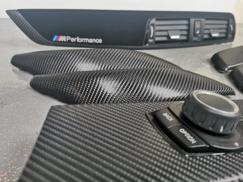 BMW F20 F21 F22 F23 LCI-2 PERFORMANCE STYLE INTERIOR TRIM SET - 4D CARBON - WRAPPING SERVICE