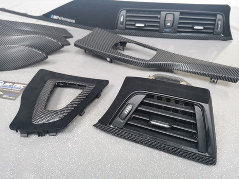 WRAPPING SERVICE - BMW F3X F8X PERFORMANCE STYLE INTERIOR TRIM SET - 4D CARBON