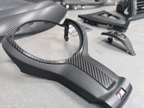 WRAPPING SERVICE - BMW F3X F8X PERFORMANCE STYLE INTERIOR TRIM SET - 4D CARBON
