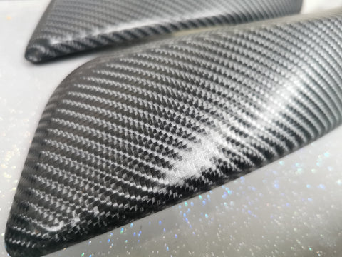 BMW F21 F22 CUSTOM INTERIOR TRIM SET - 4D CARBON / ALCANTARA / RED ACCENT