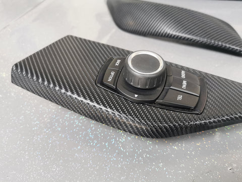 BMW F21 F22 INTERIOR TRIM SET - 4D CARBON / GLOSS BLACK ACCENT