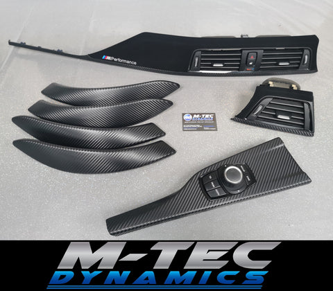 WRAPPING SERVICE - BMW F3X F8X PERFORMANCE STYLE INTERIOR TRIM SET - 3D CARBON