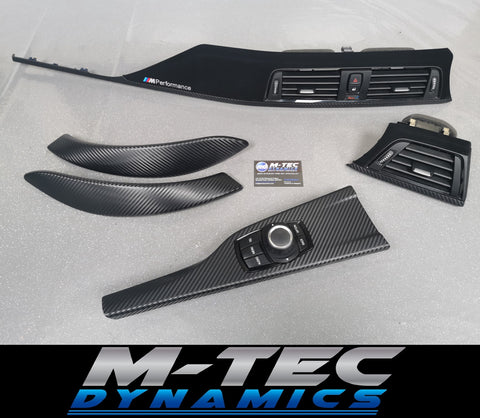 WRAPPING SERVICE - BMW F3X F8X PERFORMANCE STYLE INTERIOR TRIM SET - 3D CARBON