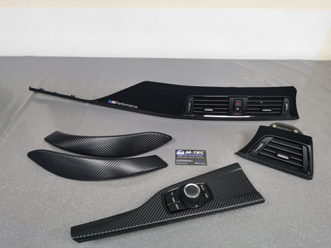 BMW F32 COUPE PERFORANCE STYLE INTERIOR TRIM SET - 3D CARBON