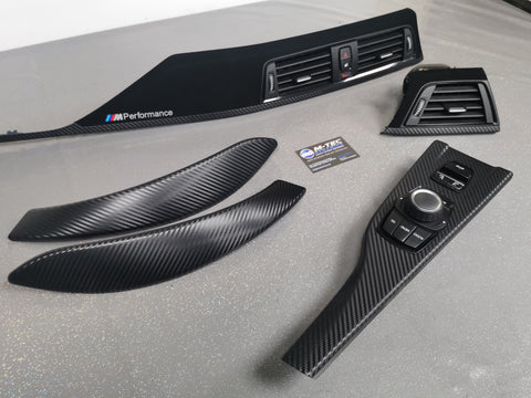 BMW F33 CONVERTIBLE PERFORANCE STYLE INTERIOR TRIM SET - 3D CARBON