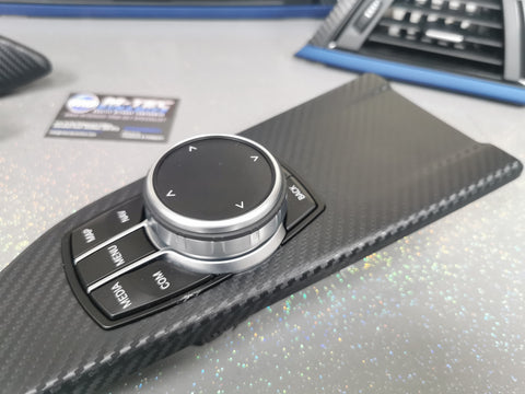 BMW F30 F31 F36 F80 M3 INTERIOR TRIM SET - 3D CARBON / BLUE ACCENT