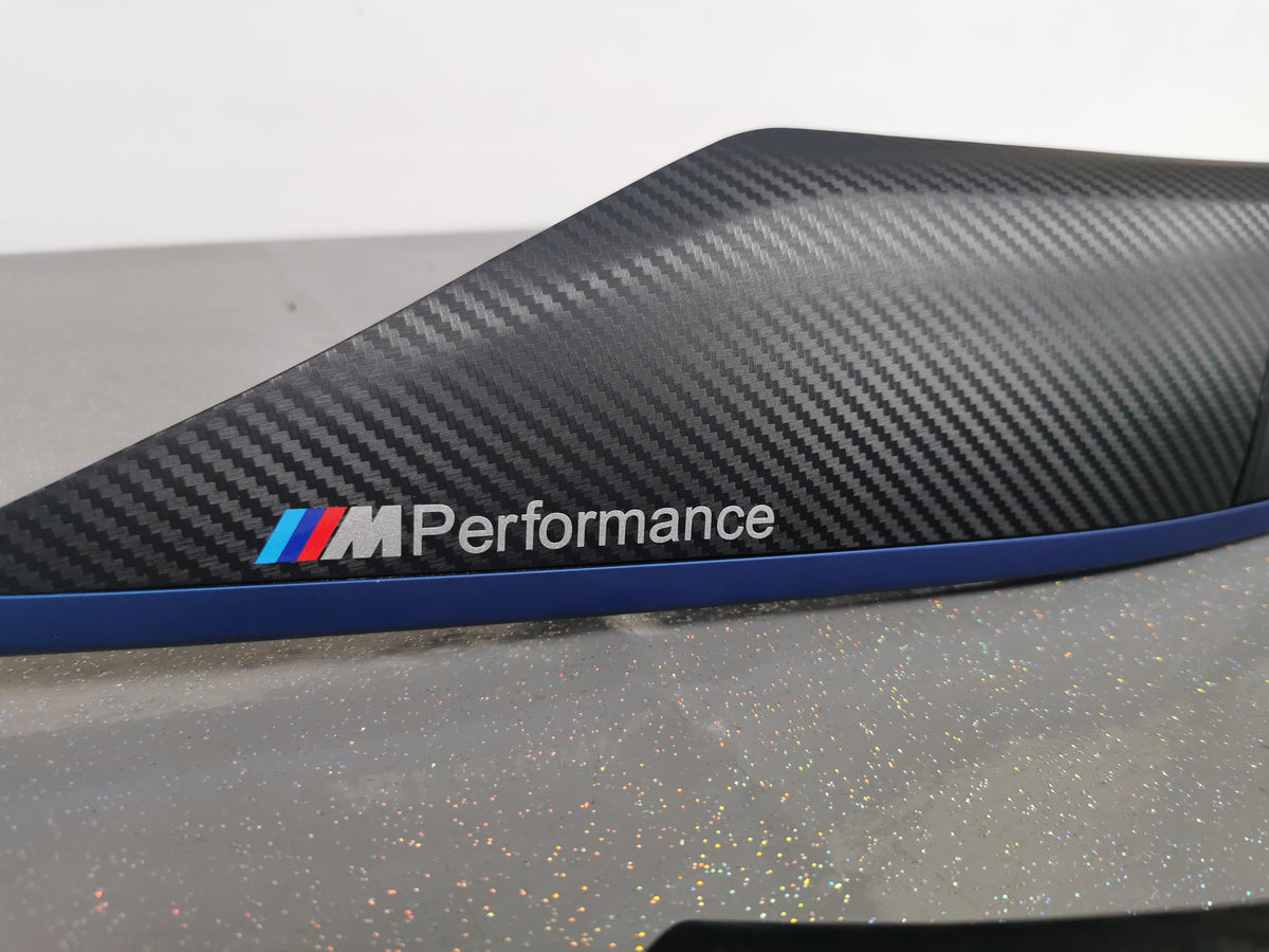 BMW F30 F31 F36 INTERIOR TRIM SET - 3D CARBON / BLUE ACCENT