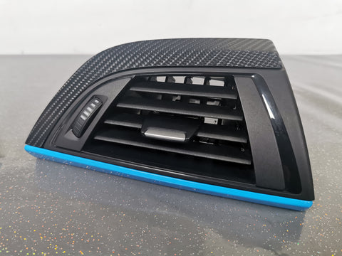 WRAPPING SERVICE - BMW F2X TRIM SET 4D CARBON / BLUE / CUSTOM ACCENT
