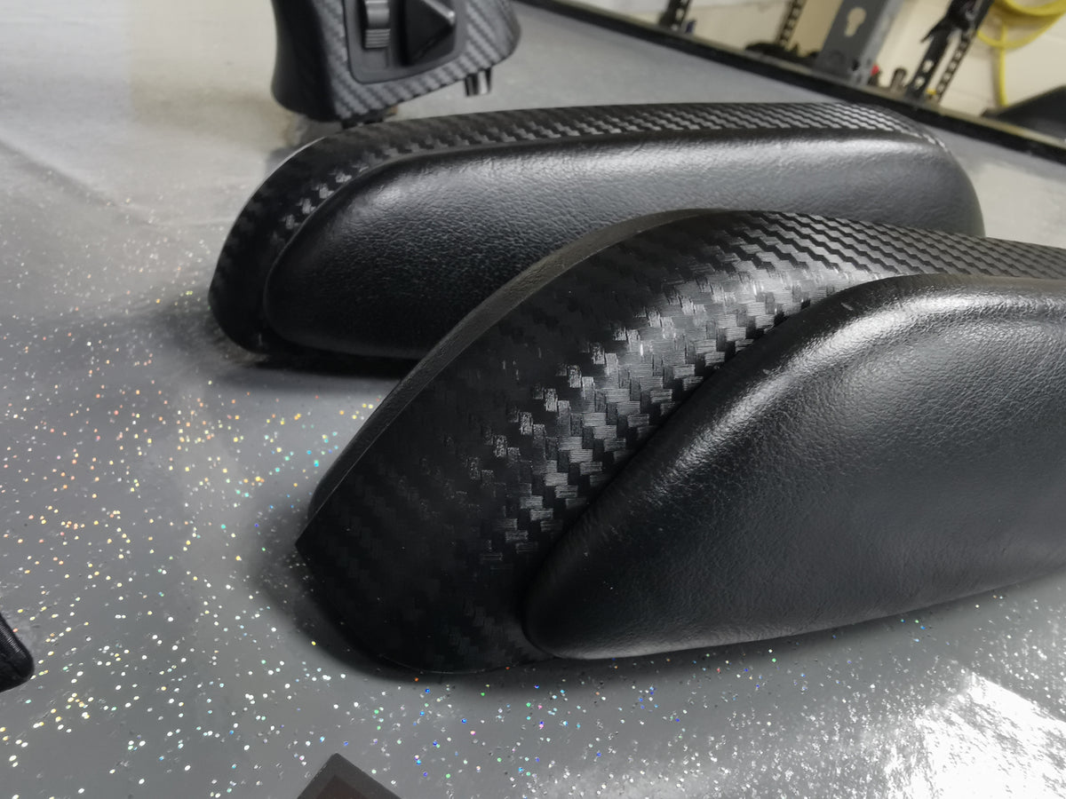 BMW E46 CONVERTIBLE INTERIOR TRIM SET - BLACK 3D CARBON