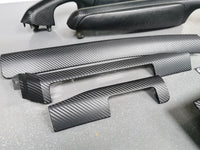 BMW E46 CONVERTIBLE INTERIOR TRIM SET - BLACK 3D CARBON