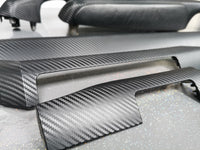 BMW E46 CONVERTIBLE INTERIOR TRIM SET - BLACK 3D CARBON