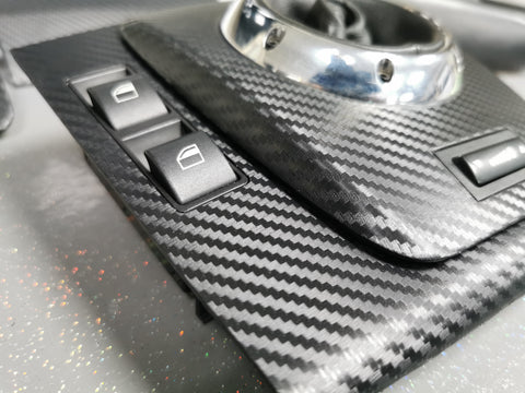 BMW E46 M3 SMG AUTO CONVERTIBLE BLACK 3D CARBON INTERIOR TRIM SET