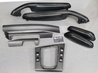 BMW E46 CONVERTIBLE INTERIOR TRIM SET - BLACK 3D CARBON