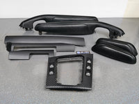 BMW E46 CONVERTIBLE INTERIOR TRIM SET - BLACK 3D CARBON