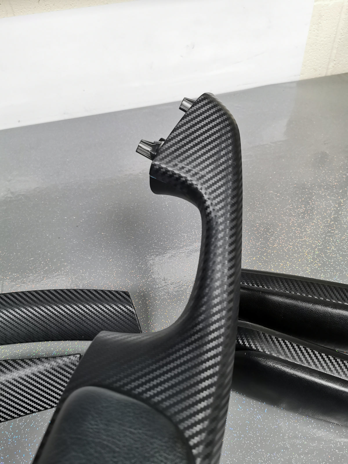 BMW E46 CONVERTIBLE INTERIOR TRIM SET - BLACK 3D CARBON
