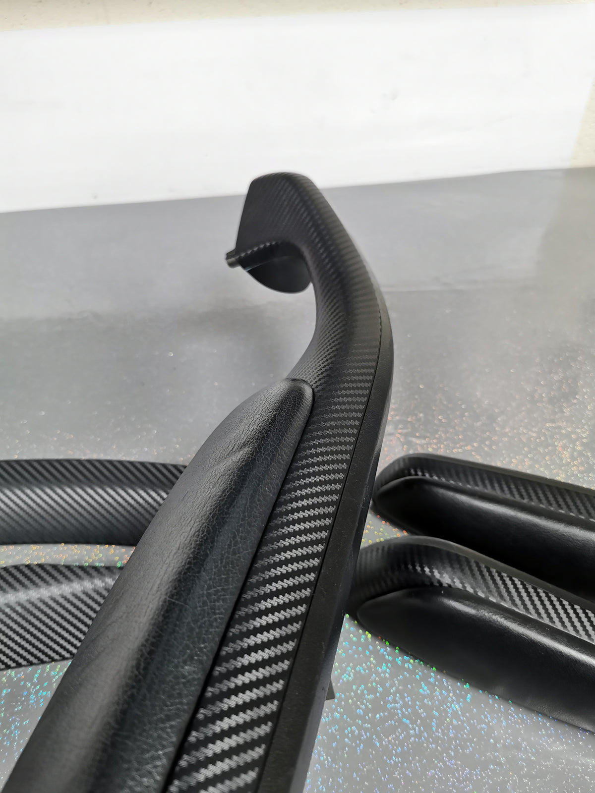 BMW E46 CONVERTIBLE INTERIOR TRIM SET - BLACK 3D CARBON