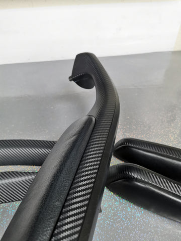 BMW E46 CONVERTIBLE BLACK 3D CARBON INTERIOR TRIM SET