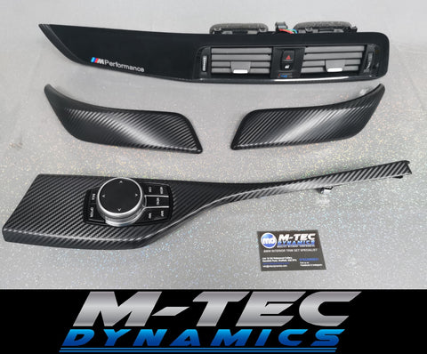 BMW F20 F21 F22 F23 LCI-2 PERFORMANCE STYLE INTERIOR TRIM SET - 3D CARBON - WRAPPING SERVICE