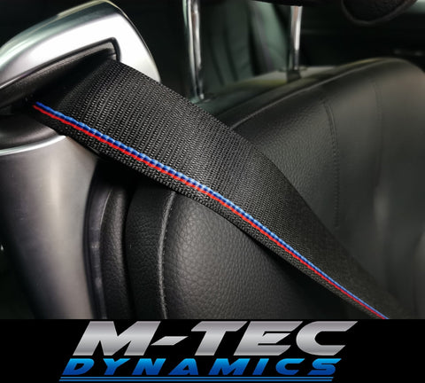 BMW 1-SERIES E83 CONVERTIBLE COMPETITION STYLE SEAT BELTS - REMOVAL, RE-WEB & REFIT SERVICE