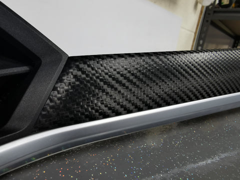 WRAPPING SERVICE - BMW G20 G21 INTERIOR TRIM SET - DEEP TEXTURED GLOSSY BLACK CARBON (MTD-TEX)