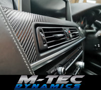 WRAPPING SERVICE - BMW 6-SERIES F06 GRAN COUPE INTERIOR TRIM SET - 4D CARBON