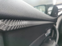 BMW F36 GRAN COUPE INTERIOR DOOR ACCENT TRIM WRAPPING SERVICE - CARBON FINISH ONLY