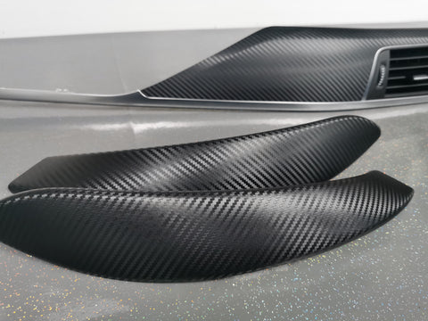 BMW F32 COUPE LCI INTERIOR TRIM SET - 3D CARBON / SILVER ACCENT