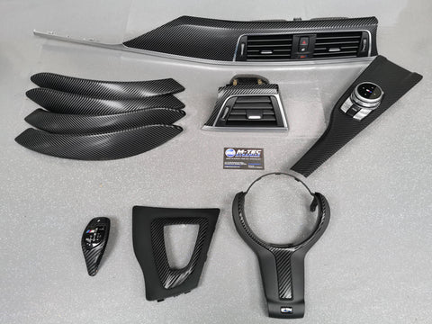 WRAPPING SERVICE - BMW F3X F8X - 4D CARBON / SILVER ACCENT