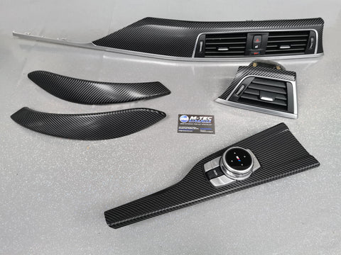 WRAPPING SERVICE - BMW F3X F8X - 4D CARBON / SILVER ACCENT