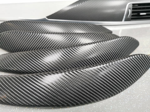 BMW F30 F31 F36 F80 LCI INTERIOR TRIM SET - 4D CARBON / SILVER ACCENT