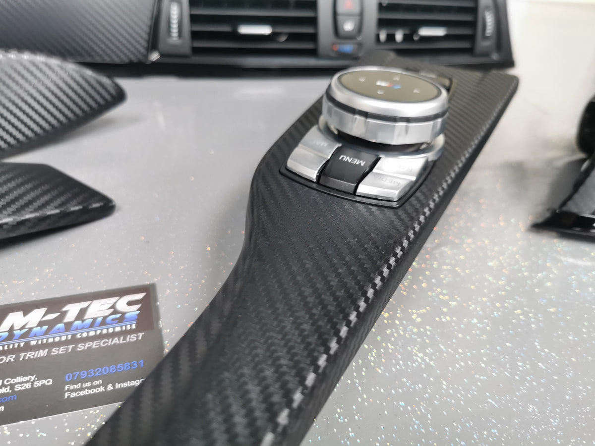 BMW F33 CONVERTIBLE INTERIOR TRIM SET - 3D CARBON / BLACK ACCENT