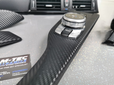 BMW F33 CONVERTIBLE INTERIOR TRIM SET - 3D CARBON / BLACK ACCENT