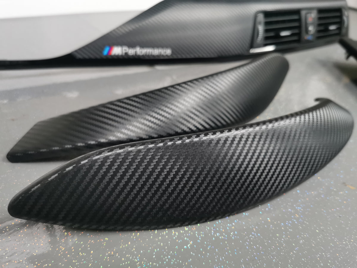 BMW F33 CONVERTIBLE INTERIOR TRIM SET - 3D CARBON / BLACK ACCENT