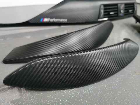 BMW F33 CONVERTIBLE INTERIOR TRIM SET - 3D CARBON / BLACK ACCENT