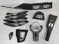WRAPPING SERVICE - BMW F3X INTERIOR TRIM SET - PERFORMANCE STYLE / TEXTURED CARBON (F30 F31 F32 F33 F36)