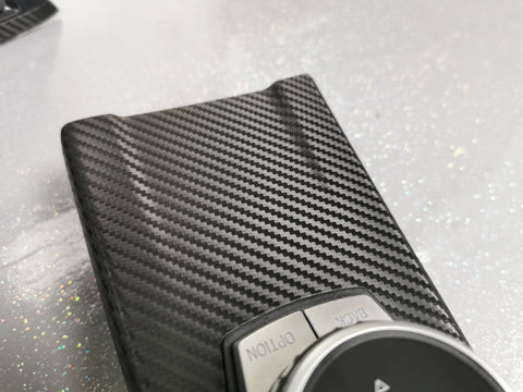 WRAPPING SERVICE - BMW F3X INTERIOR TRIM SET - PERFORMANCE STYLE / DEEP TEXTURED GLOSSY CARBON (MTD-TEX) F30 F31 F32 F33 F36