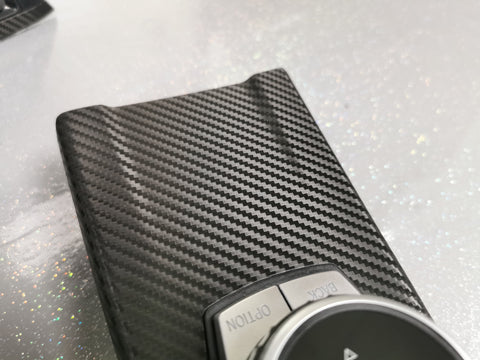 WRAPPING SERVICE - BMW F3X INTERIOR TRIM SET - PERFORMANCE STYLE / DEEP TEXTURED GLOSSY CARBON (MTD-TEX) F30 F31 F32 F33 F36