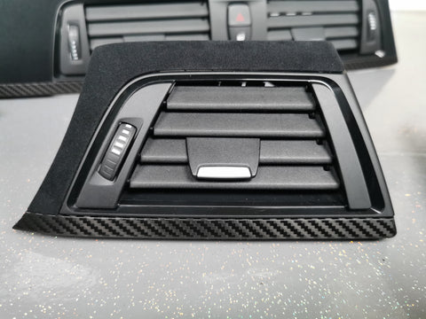 WRAPPING SERVICE - BMW F3X INTERIOR TRIM SET - PERFORMANCE STYLE / DEEP TEXTURED GLOSSY CARBON (MTD-TEX) F30 F31 F32 F33 F36