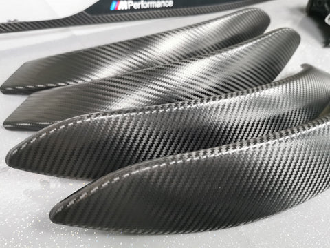 BMW F30/F32/F33/F36/F80/F82 - COMPLETE PERFORMANCE STYLE / DEEP TEXTURED GLOSSY CARBON INTERIOR TRIM SET (MTD-TEX)