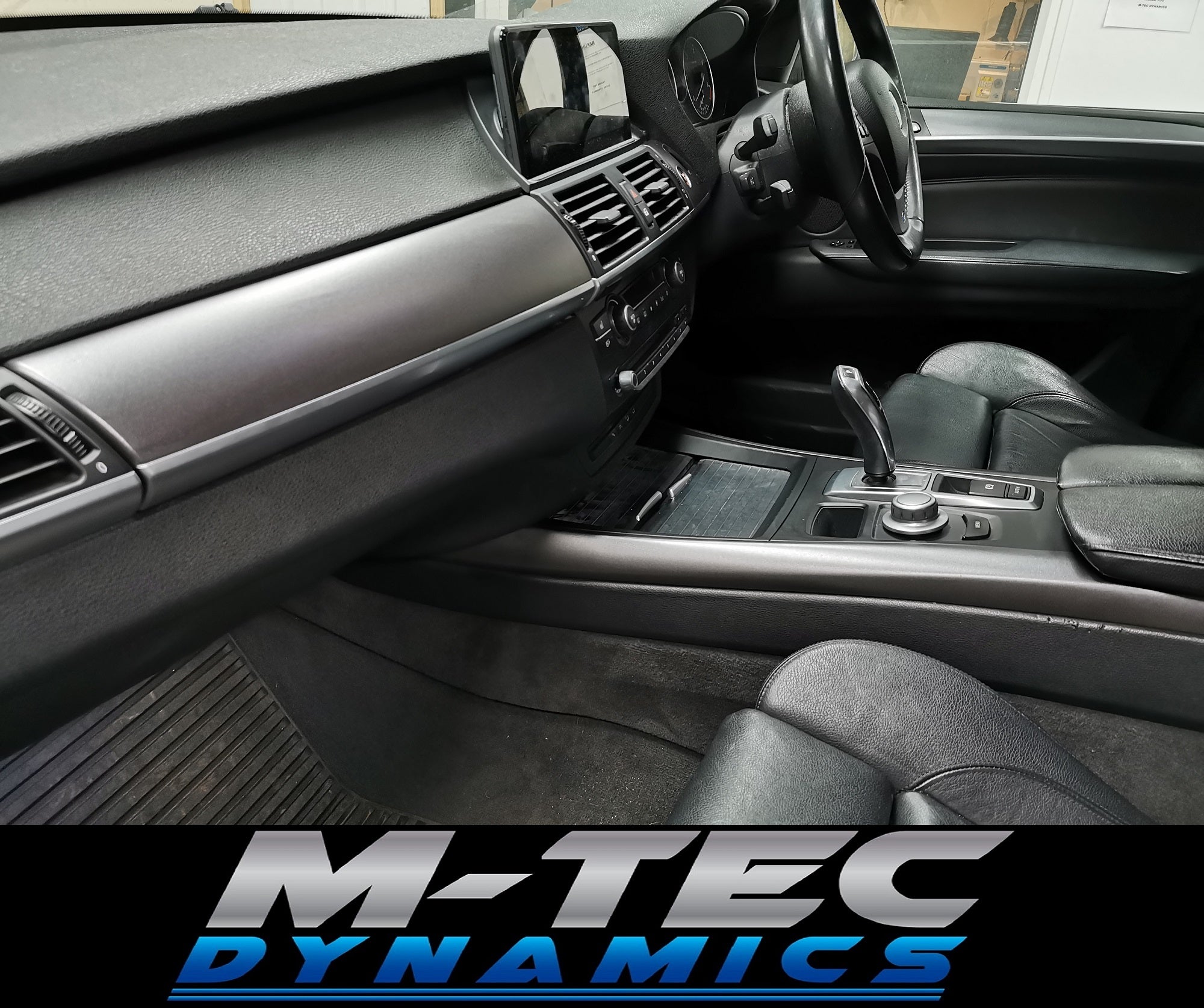 BMW X5 E70 / X6 E71 INTERIOR WRAPPING SERVICE - 3M 2080 GREY