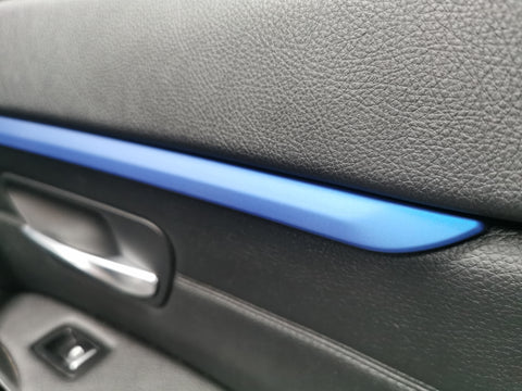 BMW F36 GRAN COUPE INTERIOR DOOR ACCENT TRIM WRAPPING SERVICE - CARBON FINISH ONLY